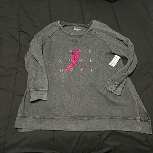 NWT - Breast Cancer Sweatshirt